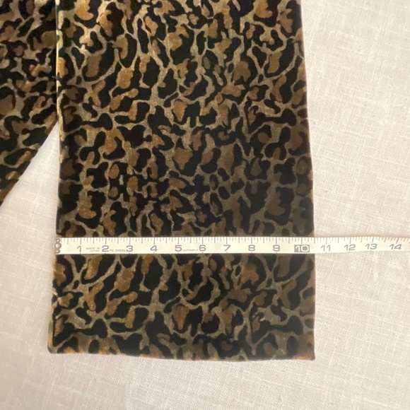 Kenneth Cole Silk Rayon Velvet Leopard Print Black Brown  Scarf 10”x60”NWOT - Picture 6 of 8